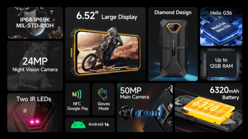 Rugged Ulefone Armor X13 